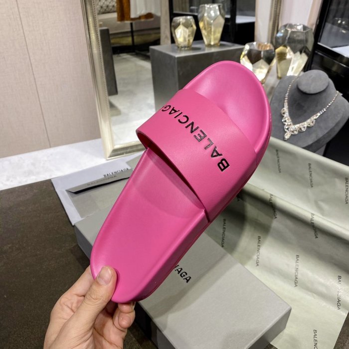 Balenciaga Men Womens Shoes POOL SLIDE SANDAL