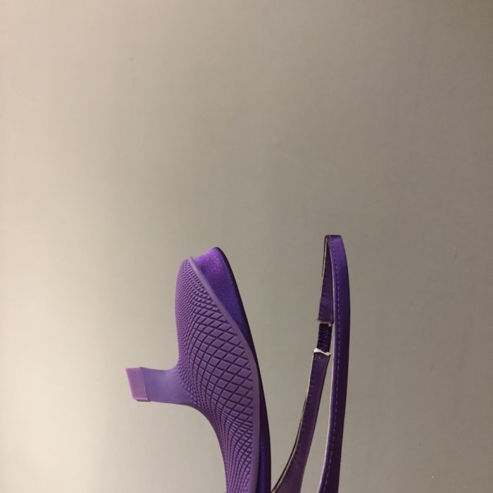 Prada Womens Shoes Nylon Gabardine Slingback Pumps