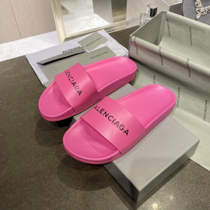 Balenciaga Men Womens Shoes POOL SLIDE SANDAL
