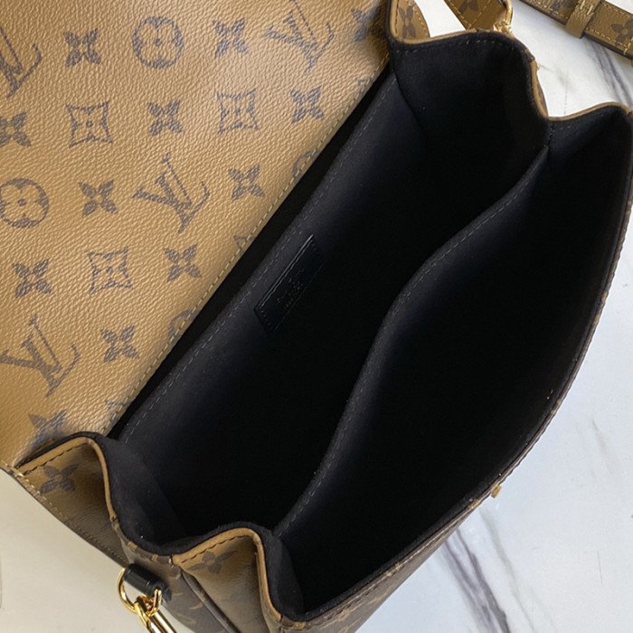 Louis Vuitton Womens Bags Crossbody Bag POCHETTE MÉTIS Monogram Reverse coated canvas Luxury Brand Messenger Shoulder Bags with Original Box M44876