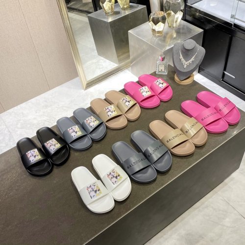 Balenciaga Men Womens Shoes POOL SLIDE SANDAL