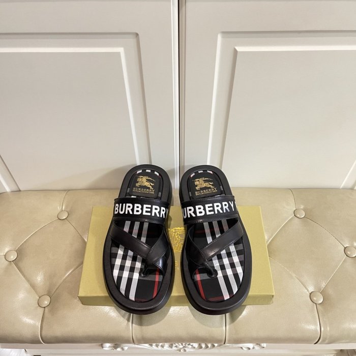 Burberry Mens Shoes Leather Sandals