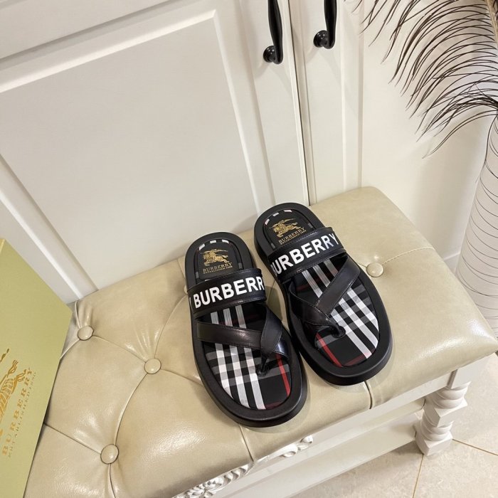Burberry Mens Shoes Leather Sandals