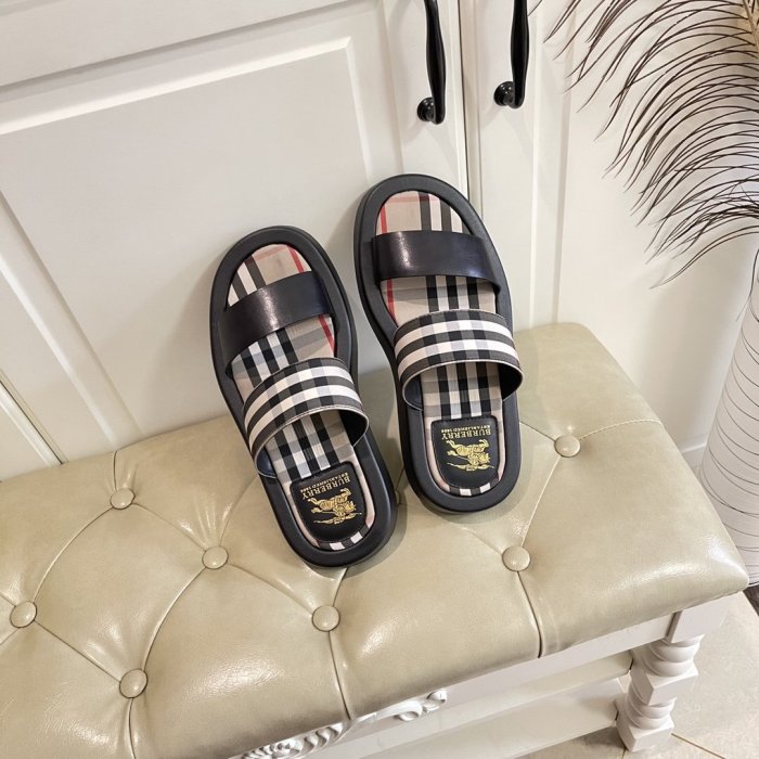 Burberry Mens Shoes Leather Sandals
