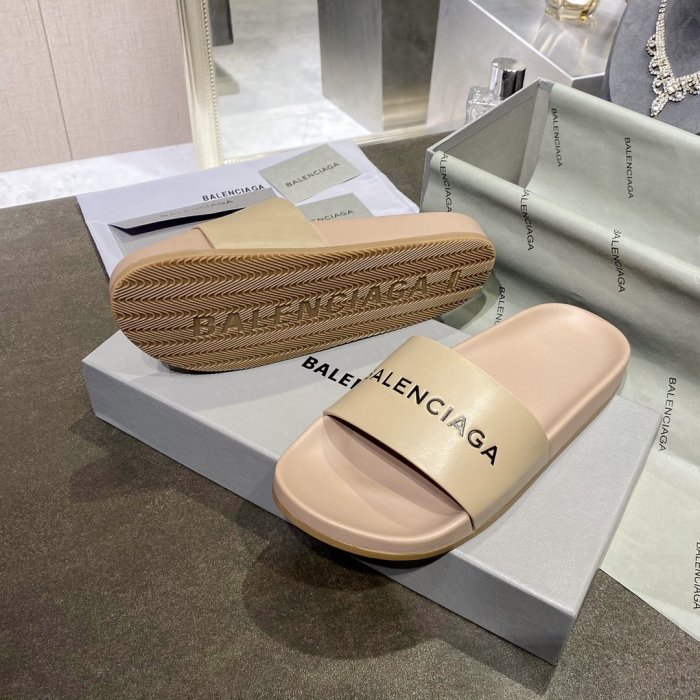 Balenciaga Men Womens Shoes POOL SLIDE SANDAL