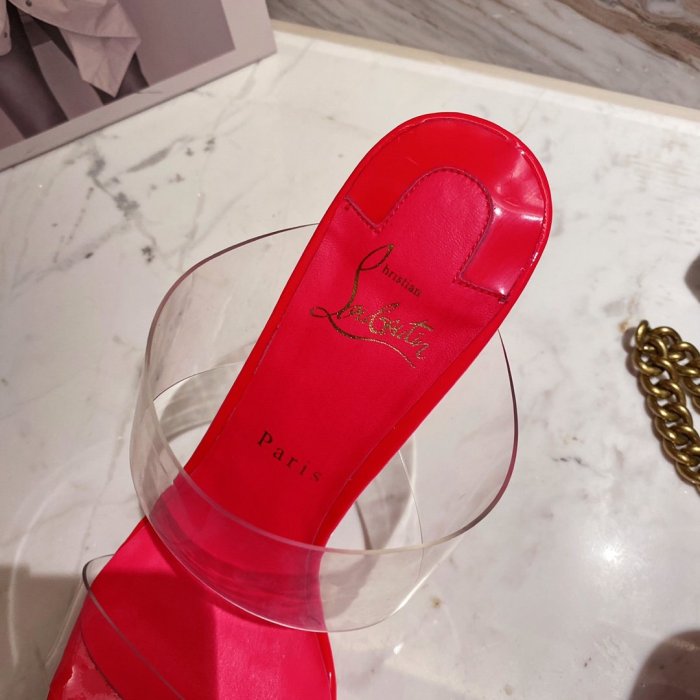 Christian Louboutin Womens Shoes High Heels Mule Sandals Just Nothing