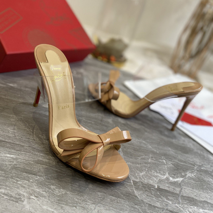 Christian Louboutin Womens Shoes High Heels Just Nodo Mule Sandals