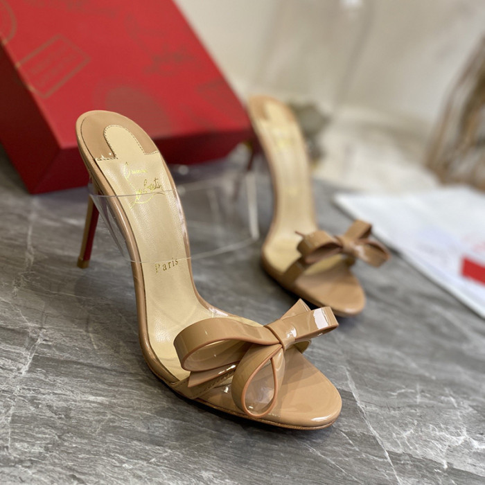 Christian Louboutin Womens Shoes High Heels Just Nodo Mule Sandals