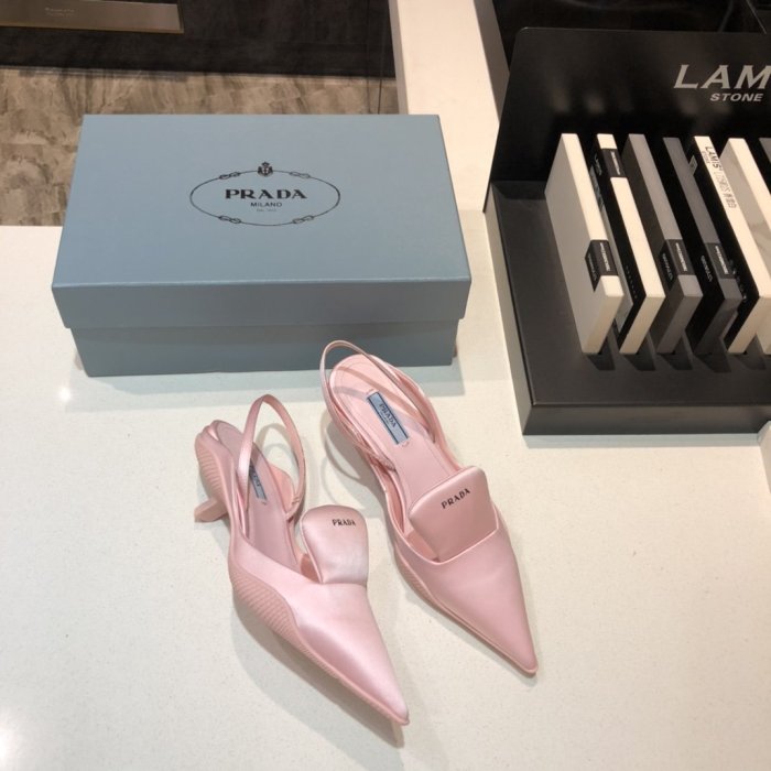 Prada Womens Shoes Two-tone Nylon Gabardine Pumps