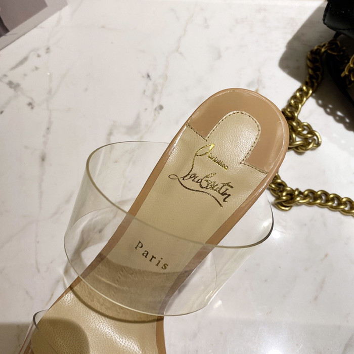 Christian Louboutin Womens Shoes High Heels Mule Sandals Just Nothing