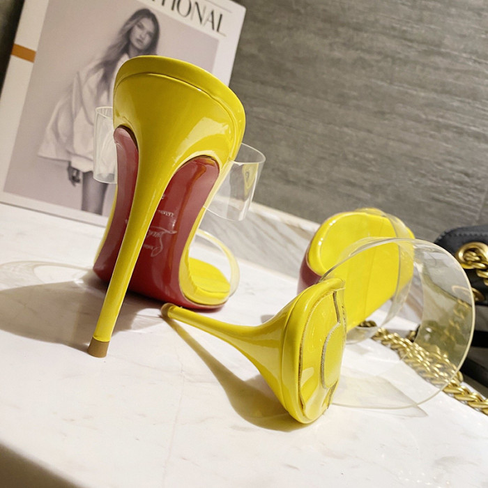 Christian Louboutin Womens Shoes High Heels Mule Sandals Just Nothing