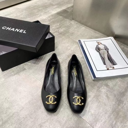 Chanel Womens Shoes Ballerinas