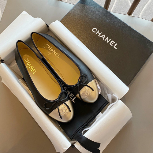 Chanel Womens Shoes Ballerinas