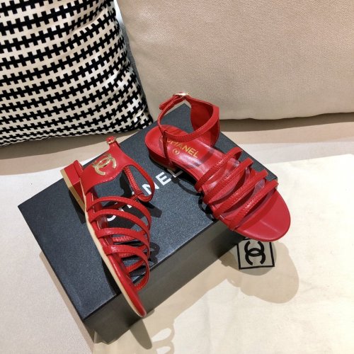 Chanel Womens Shoes Flat Sandals