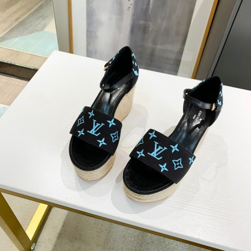 Louis Vuitton Womens Shoes STARBOARD WEDGE SANDAL