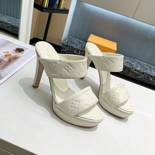 Louis Vuitton Womens Shoes Sandal High Heel 10.5cm