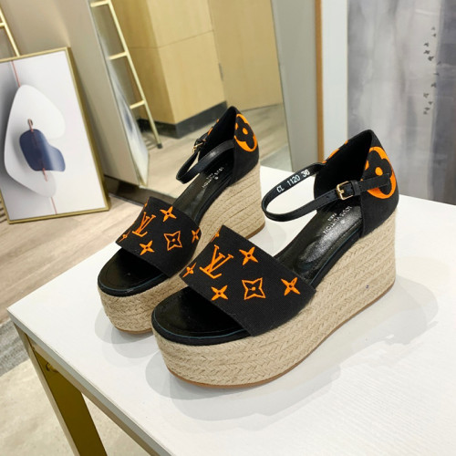 Louis Vuitton Womens Shoes STARBOARD WEDGE SANDAL