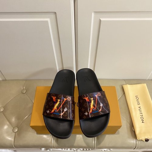 Louis Vuitton Men Womens Shoes WATERFRONT MULE