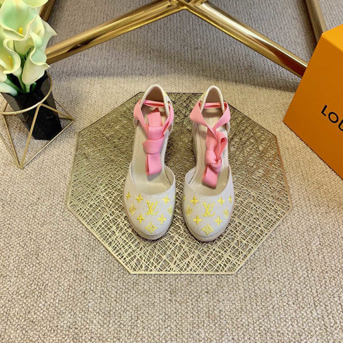 Louis Vuitton Womens Shoes STARBOARD WEDGE ESPADRILLE