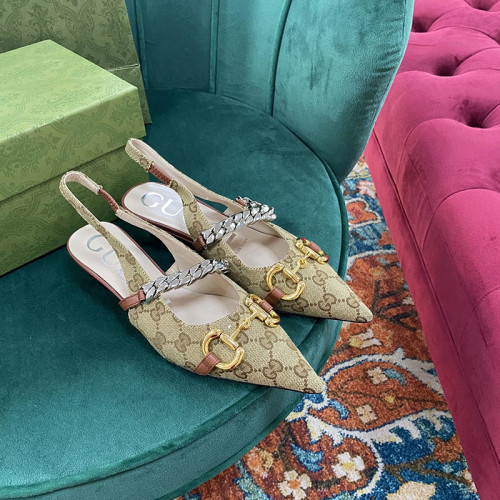 Gucci Womens Shoes Slingbacks
