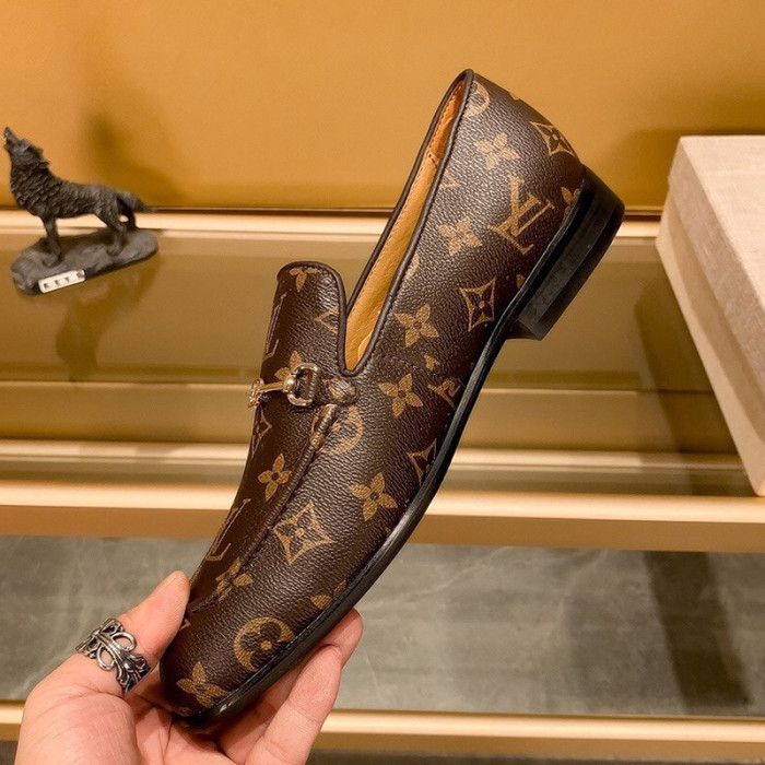 Louis Vuitton Men Shoes Business Luxury Brand LV Dress Shoes with Original Box