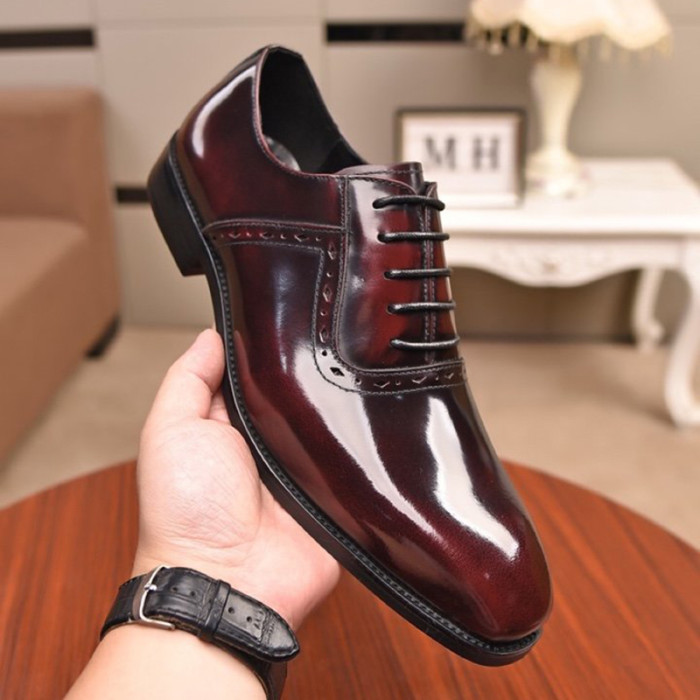 Louis Vuitton Men Shoes Business Luxury Brand LV Dress Shoes with Original Box