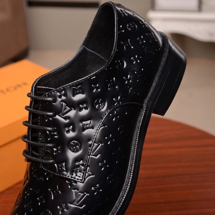 Louis Vuitton Men Shoes Business Luxury Brand LV Dress Shoes with Original Box