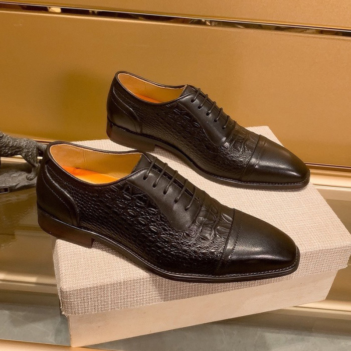 Louis Vuitton Men Shoes Business Luxury Brand LV Dress Shoes with Original Box