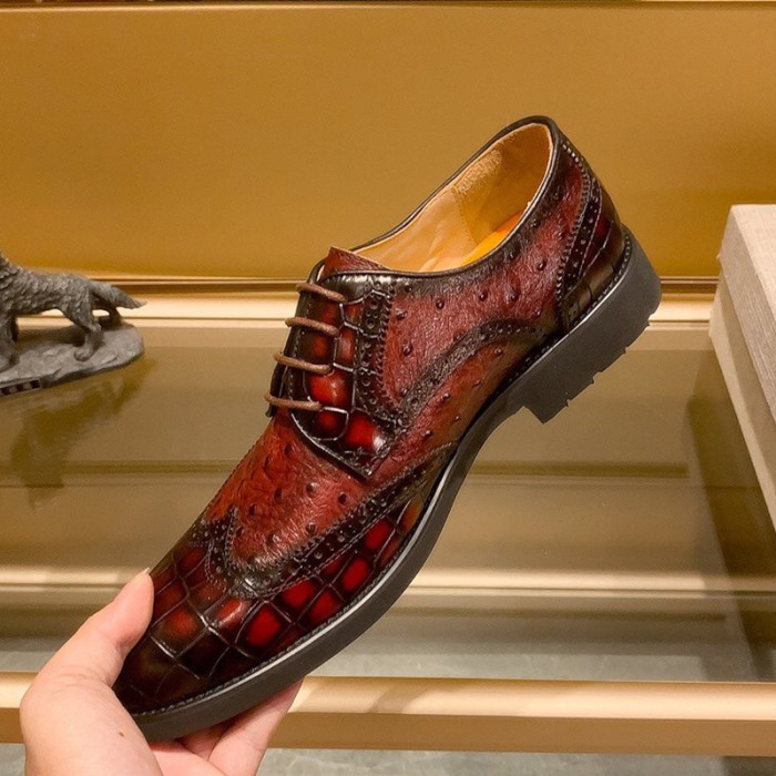 Louis Vuitton Men Shoes Business Luxury Brand LV Dress Shoes with Original Box