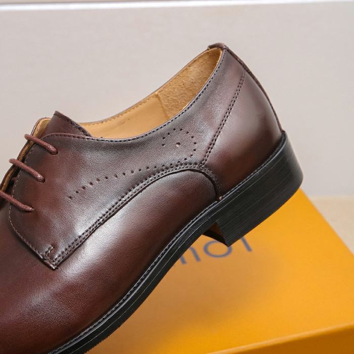 Louis Vuitton Men Shoes Business Luxury Brand LV Dress Shoes with Original Box