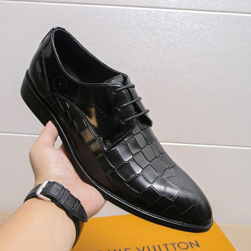 Louis Vuitton Men Shoes Business Luxury Brand LV Dress Shoes with Original Box