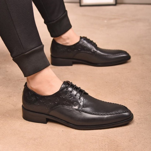 Louis Vuitton Men Shoes Business Luxury Brand LV Dress Shoes with Original Box