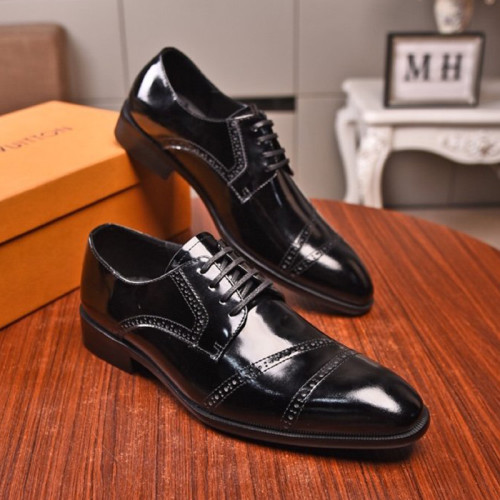 Louis Vuitton Men Shoes Business Luxury Brand LV Dress Shoes with Original Box