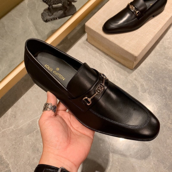 Louis Vuitton Men Shoes Business Luxury Brand LV Dress Shoes with Original Box