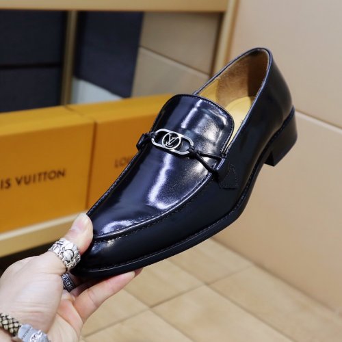 Louis Vuitton Men Shoes Business Luxury Brand LV Dress Shoes with Original Box