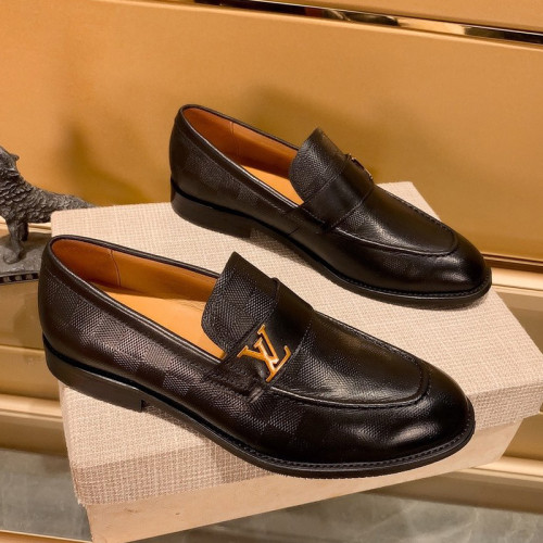 Louis Vuitton Men Shoes Business Luxury Brand LV Dress Shoes with Original Box