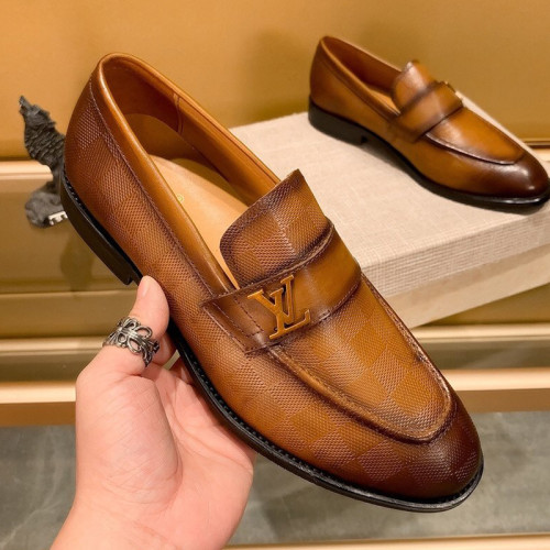 Louis Vuitton Men Shoes Business Luxury Brand LV Dress Shoes with Original Box
