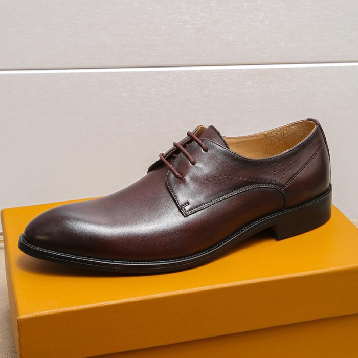 Louis Vuitton Men Shoes Business Luxury Brand LV Dress Shoes with Original Box