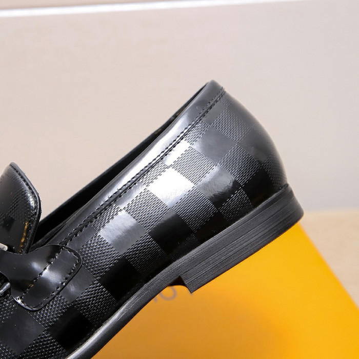 Louis Vuitton Men Shoes Business Luxury Brand LV Dress Shoes with Original Box