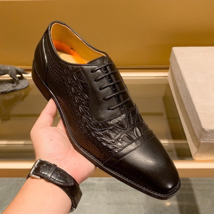 Louis Vuitton Men Shoes Business Luxury Brand LV Dress Shoes with Original Box