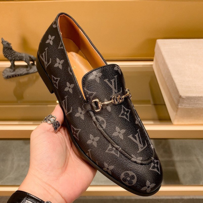 Louis Vuitton Men Shoes Business Luxury Brand LV Dress Shoes with Original Box