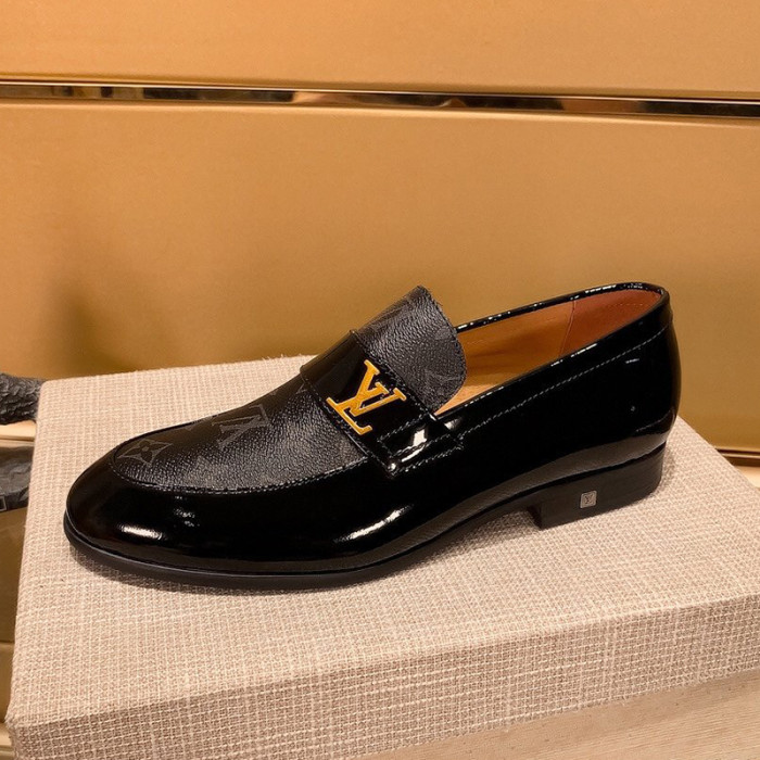 Louis Vuitton Men Shoes Business Luxury Brand LV Dress Shoes with Original Box