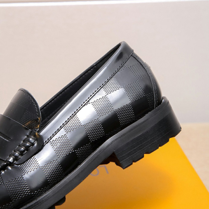 Louis Vuitton Men Shoes Business Luxury Brand LV Dress Shoes with Original Box