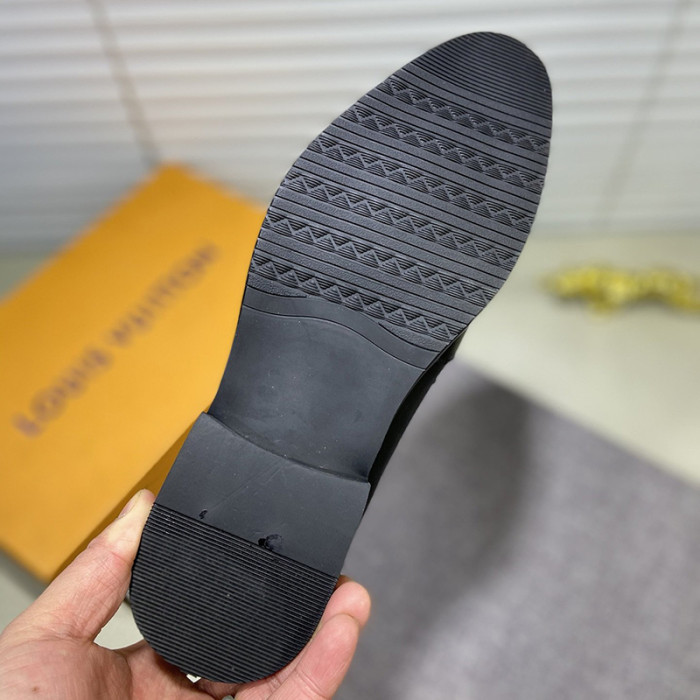 Louis Vuitton Men Shoes Business Luxury Brand LV Dress Shoes with Original Box