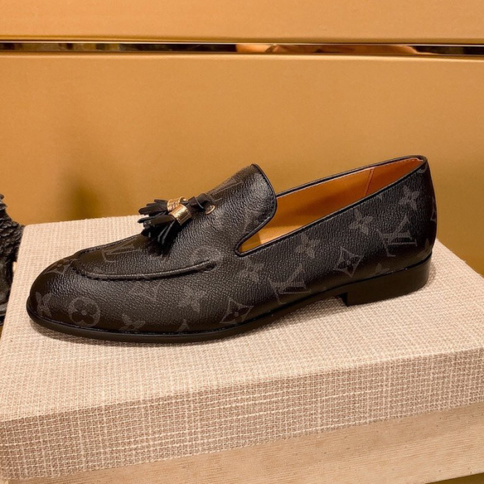 Louis Vuitton Men Shoes Business Luxury Brand LV Dress Shoes with Original Box