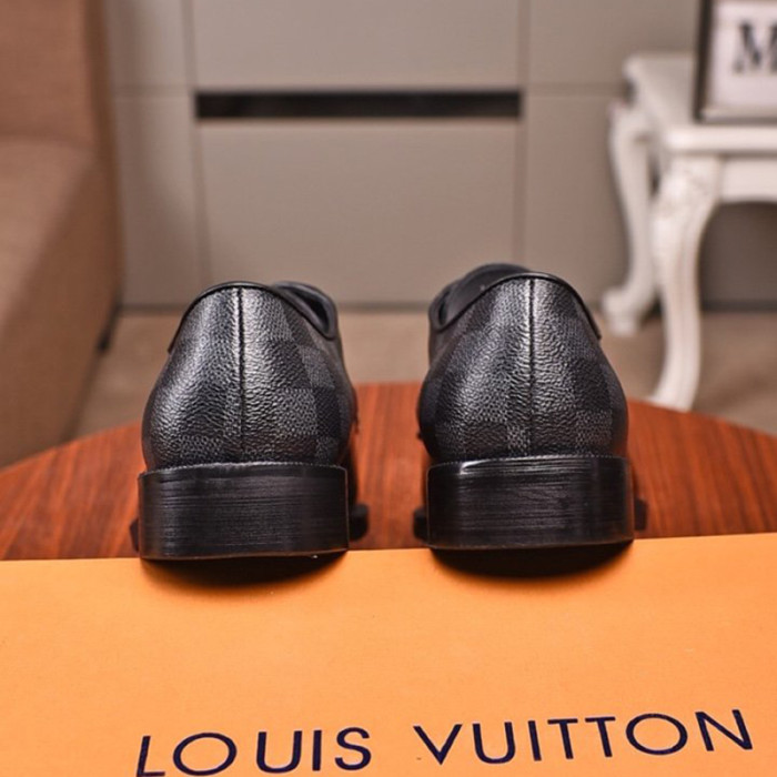 Louis Vuitton Men Shoes Business Luxury Brand LV Dress Shoes with Original Box