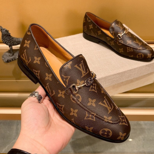 Louis Vuitton Men Shoes Business Luxury Brand LV Dress Shoes with Original Box
