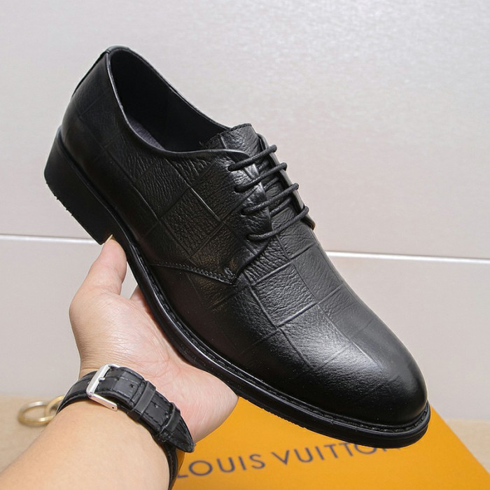 Louis Vuitton Men Shoes Business Luxury Brand LV Dress Shoes with Original Box