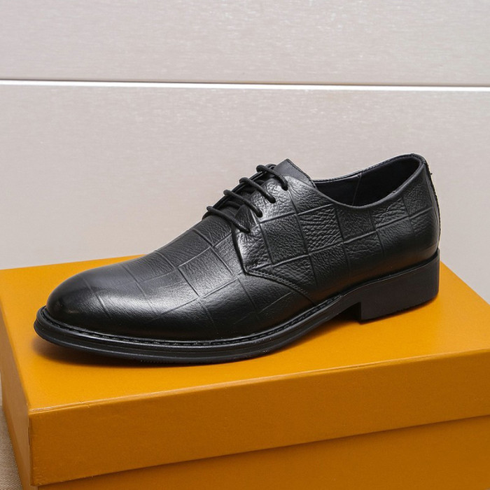 Louis Vuitton Men Shoes Business Luxury Brand LV Dress Shoes with Original Box