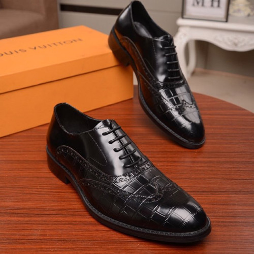 Louis Vuitton Men Shoes Business Luxury Brand LV Dress Shoes with Original Box